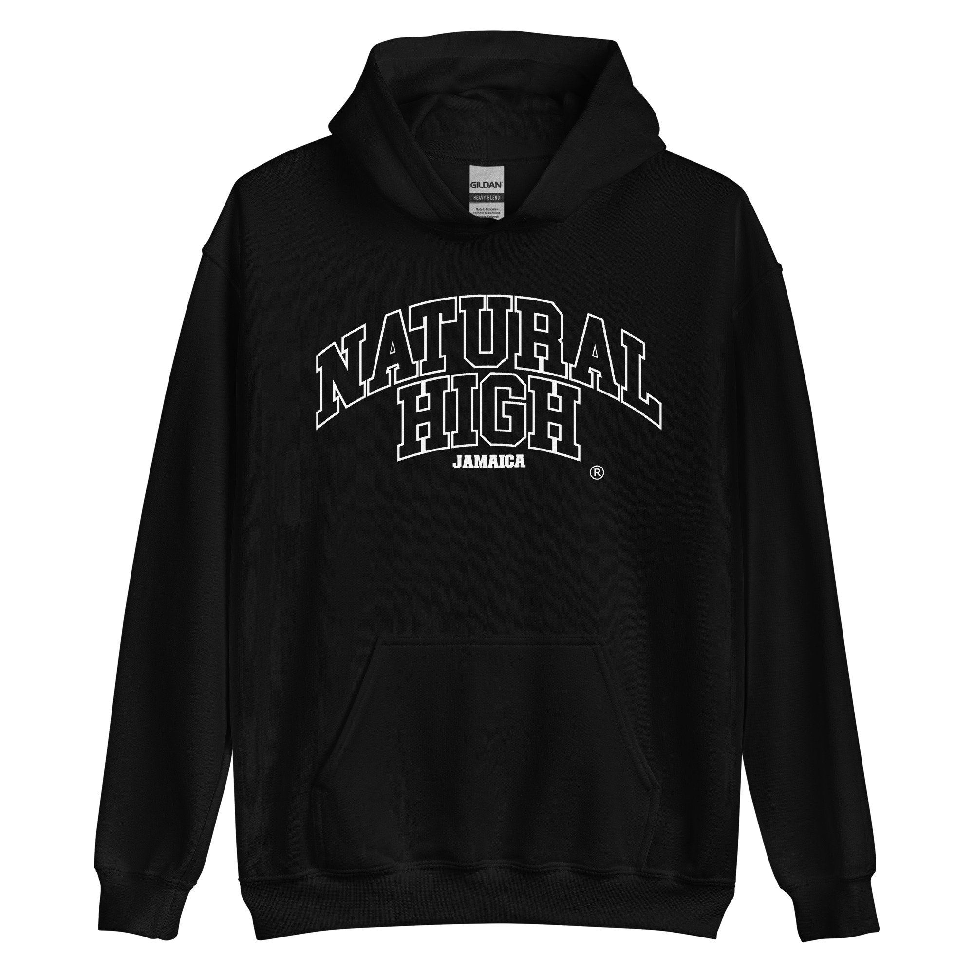 Natural High Jamaica Varsity Style Hoodie – Natural High Jamiaca